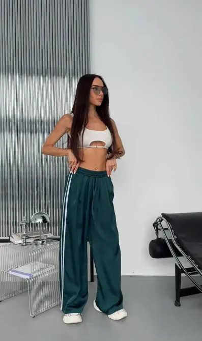 Женские брюки с двойной шелковой лампой — легкие летние брюки Одесса - изображение 2