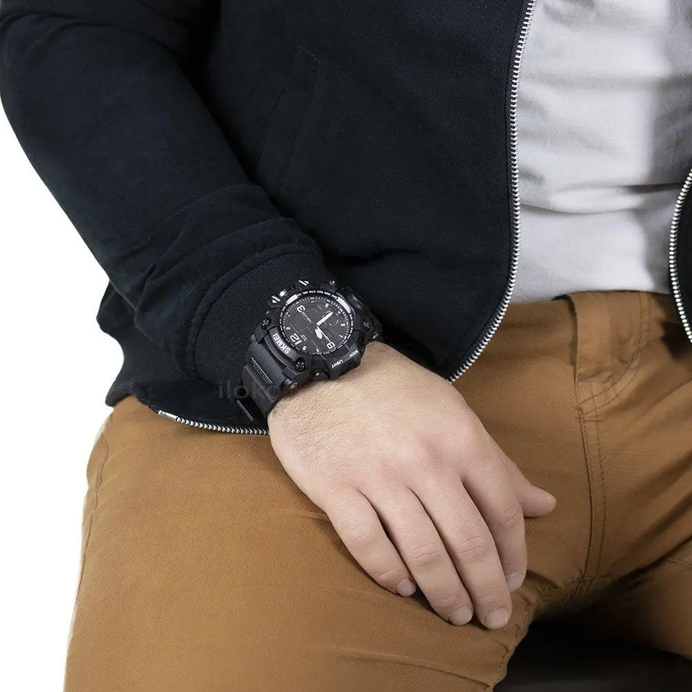 Мужские спортивные часы Skmei 1327 Hamlet (Черные) Винница - изображение 9