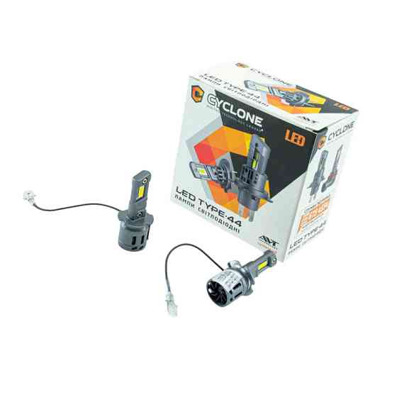 Автолампа LED H3 12V Type 44 25W 5000K 6700L радіатор CYCLONE Мукачево