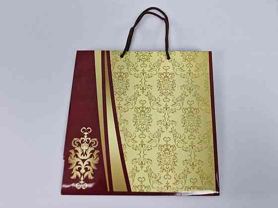 Пакет бумажный подарочный квадратный 23*24*10(артKV-231) (12 шт) Харьков