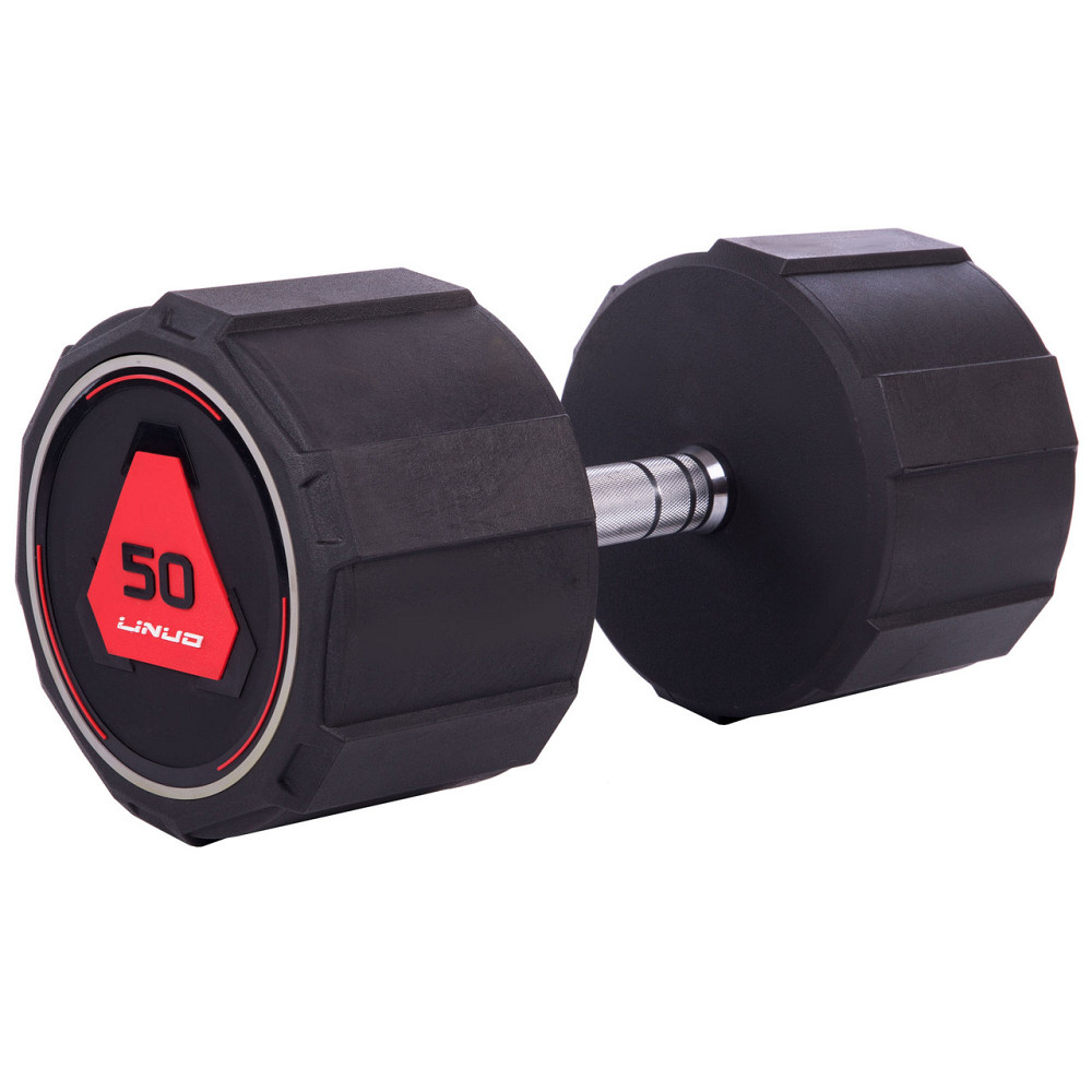 Гантель 50 кг цільна професійна LI NUO-3618-50 Київ - фото 1