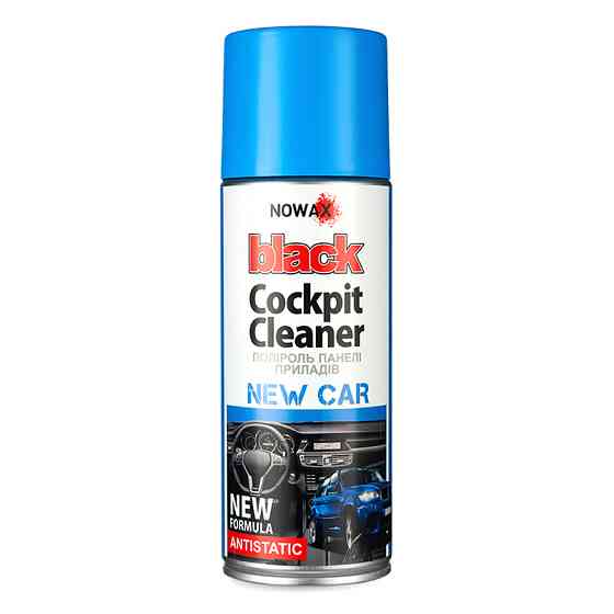 Поліроль для панелі приладів Nowax Cockpit Cleaner Spray Нова машина, 450мл Львів