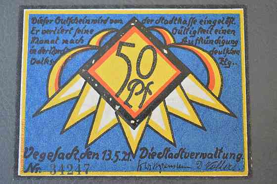Германия. Нотгельд. 50 Pf ( 13 ) Полтава