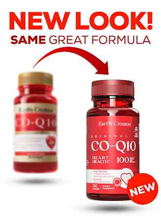 Вітаміни Earths Creation Co-Q 10 100 mg 30soft Луцьк