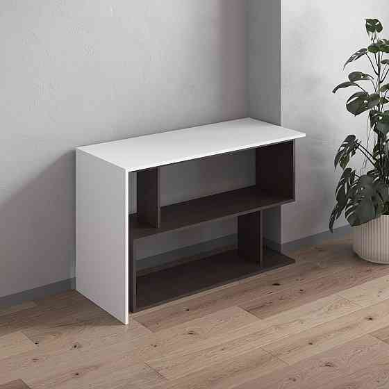 Cтол компьютерный VAYS поворотный письменный cтол трансформер M-41 Венге Темный-Белый Львов