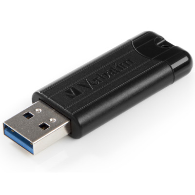USB флеш накопитель Verbatim 16GB PinStripe Black USB 3.2 (49316) Винница - изображение 4