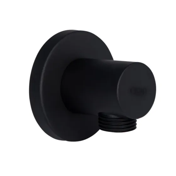Акційний набір Qtap 1+1=3: Під'єднання для шланга Spojeni Matt Black, округле QTCRBB030 Київ