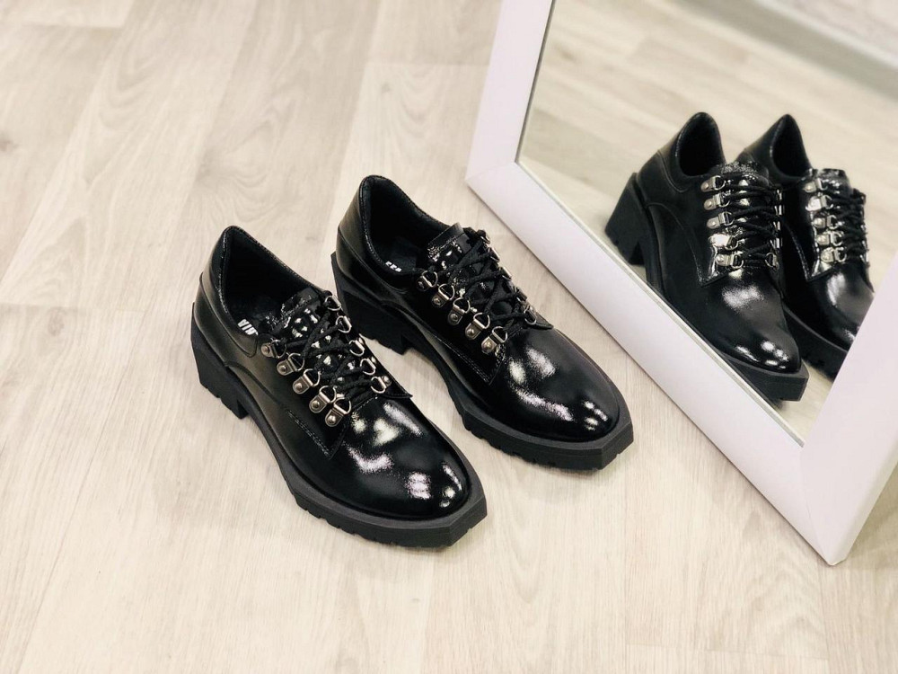 ЭФА Туфлі жіночі EFA T29 чорні (весна-осінь, шкіра лакована) (3164) Коломия - фото 7