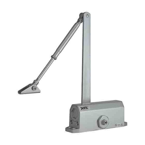 Дверний доводчик Dortec DT-63H Silver з фіксацією дверей у відчиненому положенні (63-00017) Київ