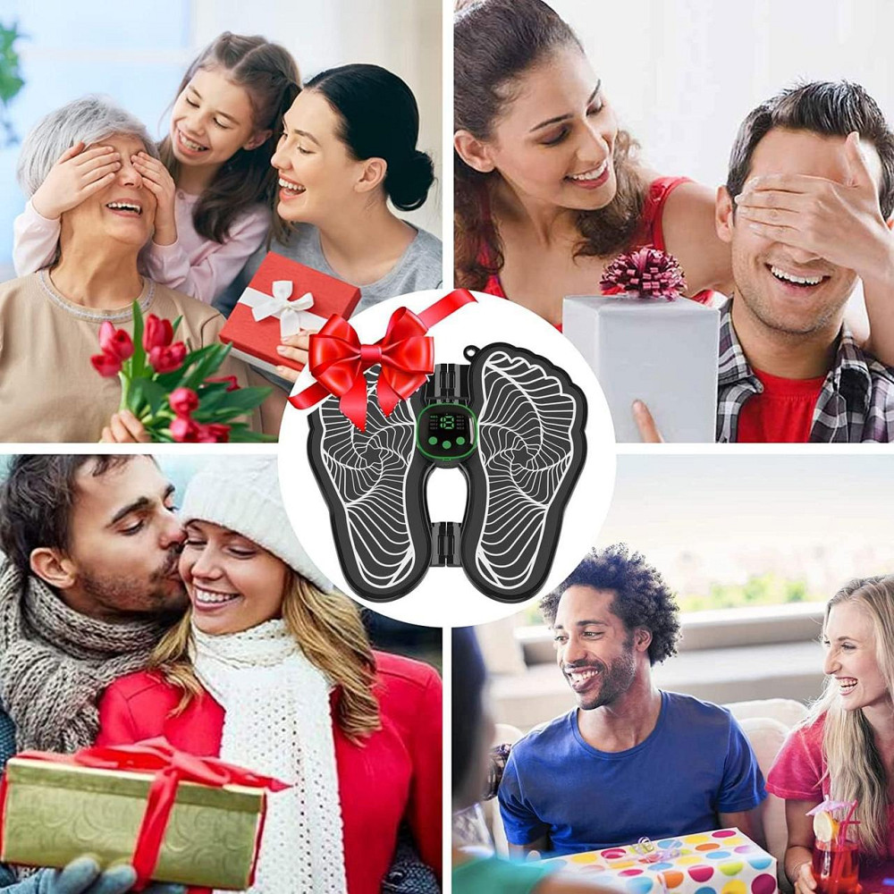 EMS массажер для ног, 8 режимов, 19 уровней интенсивности, для кровообращения и снятия боли, USB, портативный Киев - изображение 8