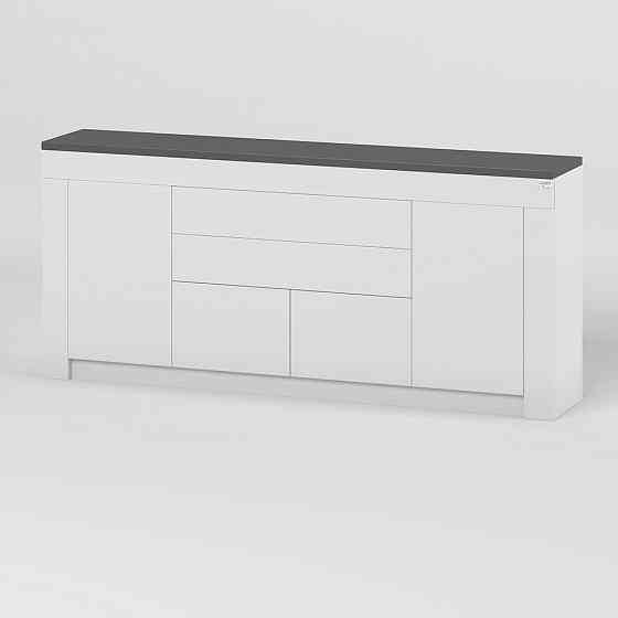 Большой комод LION Ларри-2 Нимфея альба/Антрацит (LION-041057) ТОП Днепр