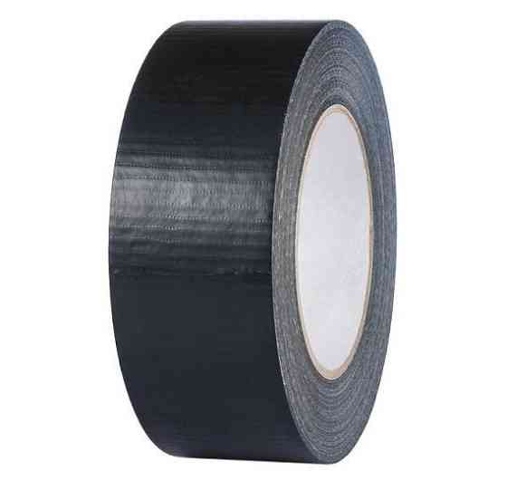 Лента клейкая армированная черная 50мм*10м Харьков