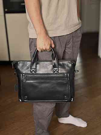 Сумка мужская с ручками Черная (Vintage) Киев