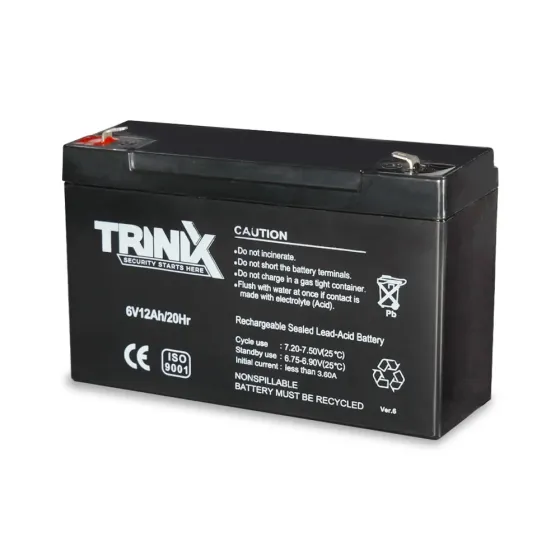 Акумуляторна батарея 6В 12Аг Trinix 6V12Ah/20Hr AGM свинцево-кислотна (44-00058) Київ