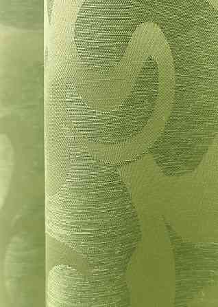 Комплект готових штор VR-Textil Жакард Вензель № 297ш Салатовий 130х170 см 2 шт (35-0406) Київ