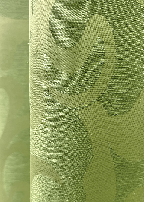 Комплект готових штор VR-Textil Жакард Вензель № 297ш Салатовий 130х170 см 2 шт (35-0406) Київ - фото 6