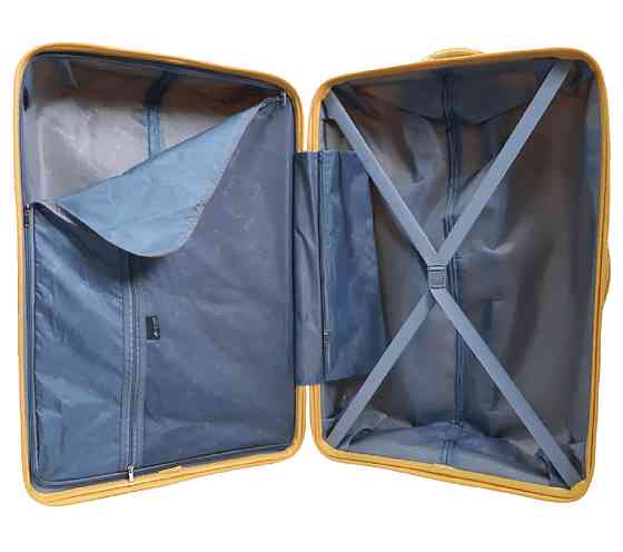 Валіза пластикова AIRTEX 280 велика жовта Київ