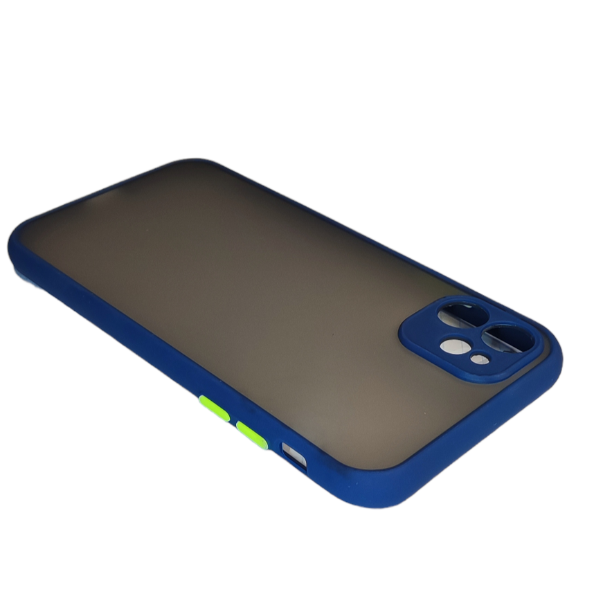 Чехол Funda Bumper Mat Case for iPhone 11 Blue Киев - изображение 4