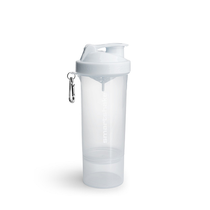 Шейкер спортивний SmartShake Slim 500ml Pure White Каменское - изображение 3