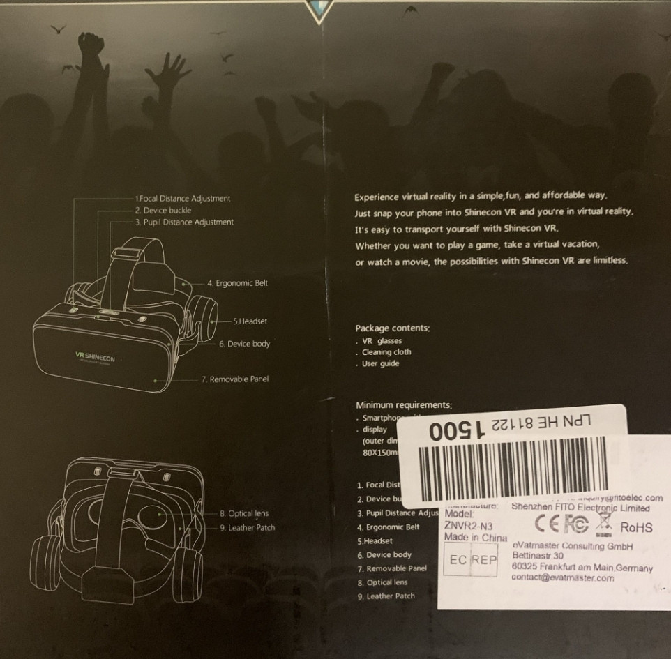 Очки виртуальной реальности VR SHINECON. Киев - изображение 6