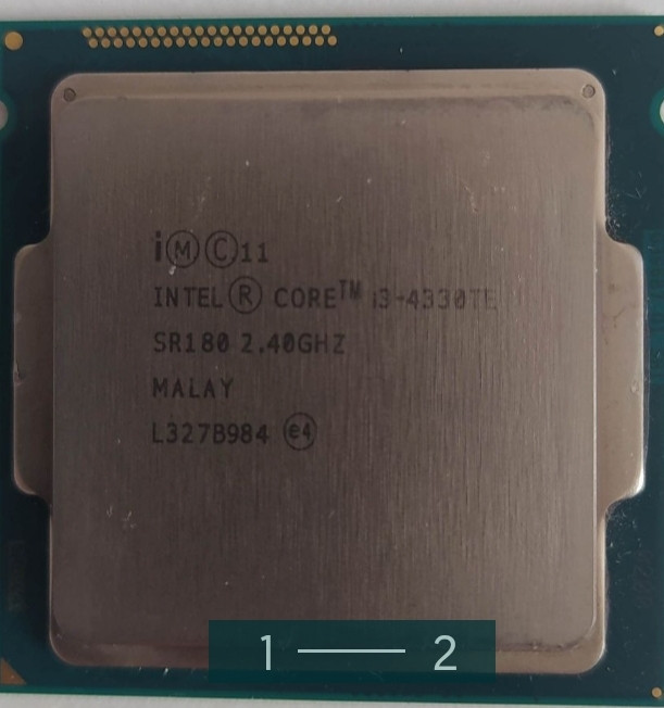 Процесор: S1150 INTEL Core i3-4330TE. Київ - фото 1