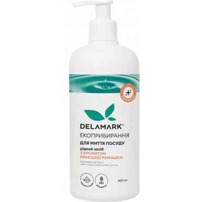 Засіб для ручного миття посуду DeLaMark з ароматом римської ромашки 500 мл (4820152330116) Вінниця