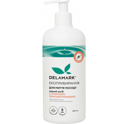 Засіб для ручного миття посуду DeLaMark з ароматом римської ромашки 500 мл (4820152330116) Вінниця - фото 1