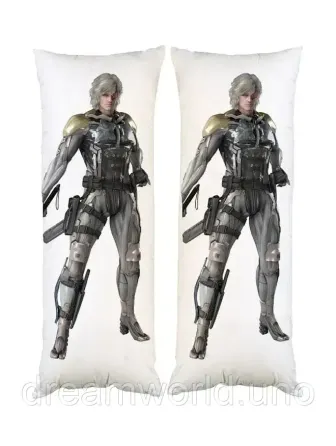Подушка дакімакура Metal Gear Rising: Revenge декоративна подушка для обіймання двостороння 60х180 Харків