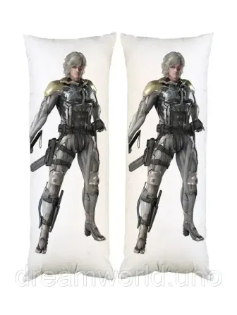 Подушка дакімакура Metal Gear Rising: Revenge декоративна подушка для обіймання двостороння 60х180 Харків - фото 1