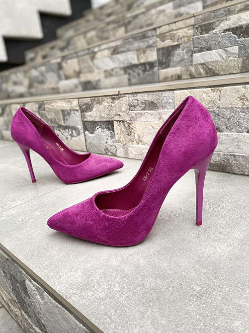 Comer Туфлі жіночі COMER AH-3 фіолетовий (весна-осінь, еко-замша) (4786) 36 Коломыя - изображение 1