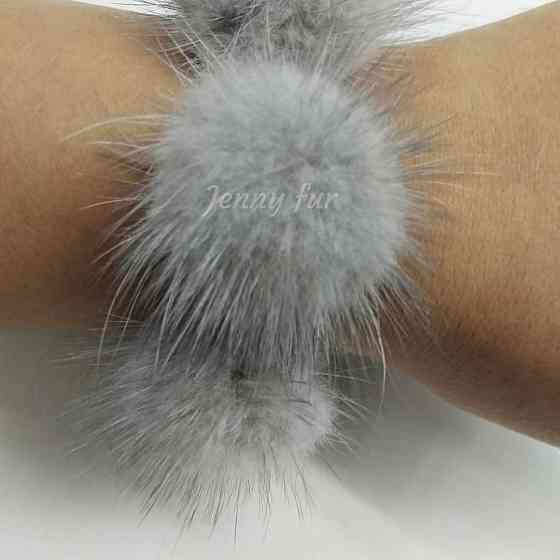 Гумка хутряна на волосся на гульку з норки Харків