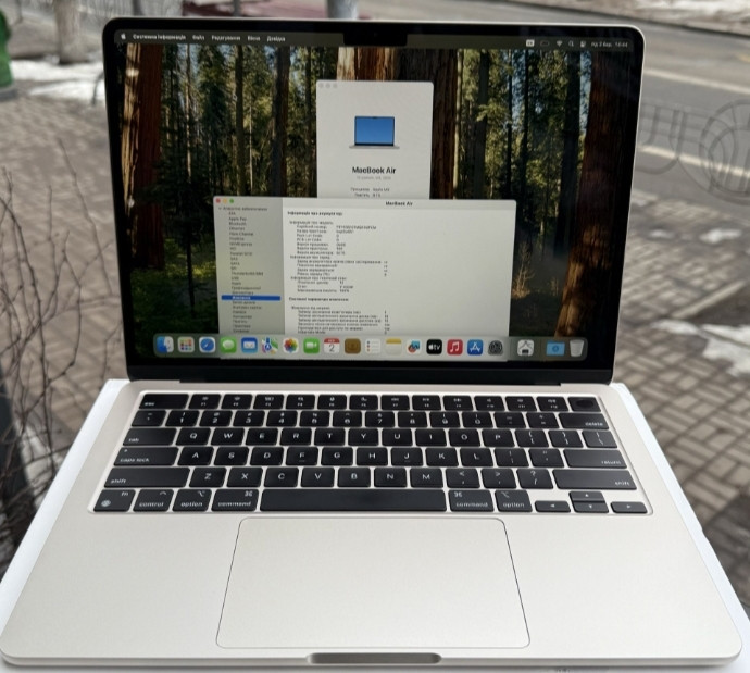 Ноутбук Open Box MacBook Air 13” 2024 M3 8/256gb Starlight Київ - фото 6