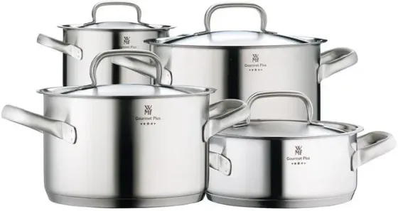 WMF Gourmet Plus Набір каструль z pokrywami srebrny 0720046030 Київ