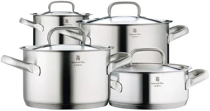 WMF Gourmet Plus Набір каструль z pokrywami srebrny 0720046030 Київ - фото 1