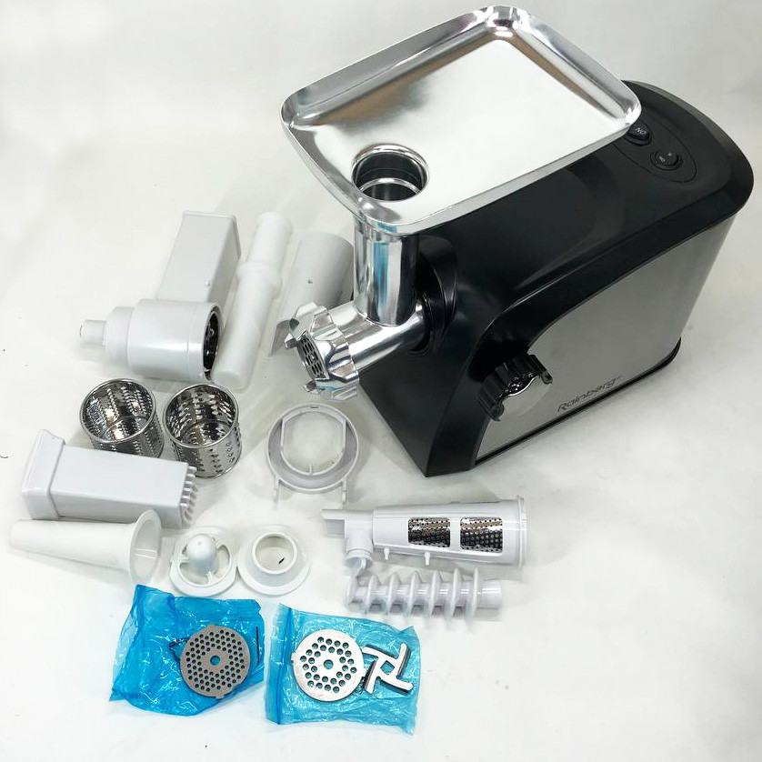 Електрична м'ясорубка з насадкою-кеббе Rainberg RB-673, Електрична м'ясорубка нержавіюча ZW-81 Львів - фото 13