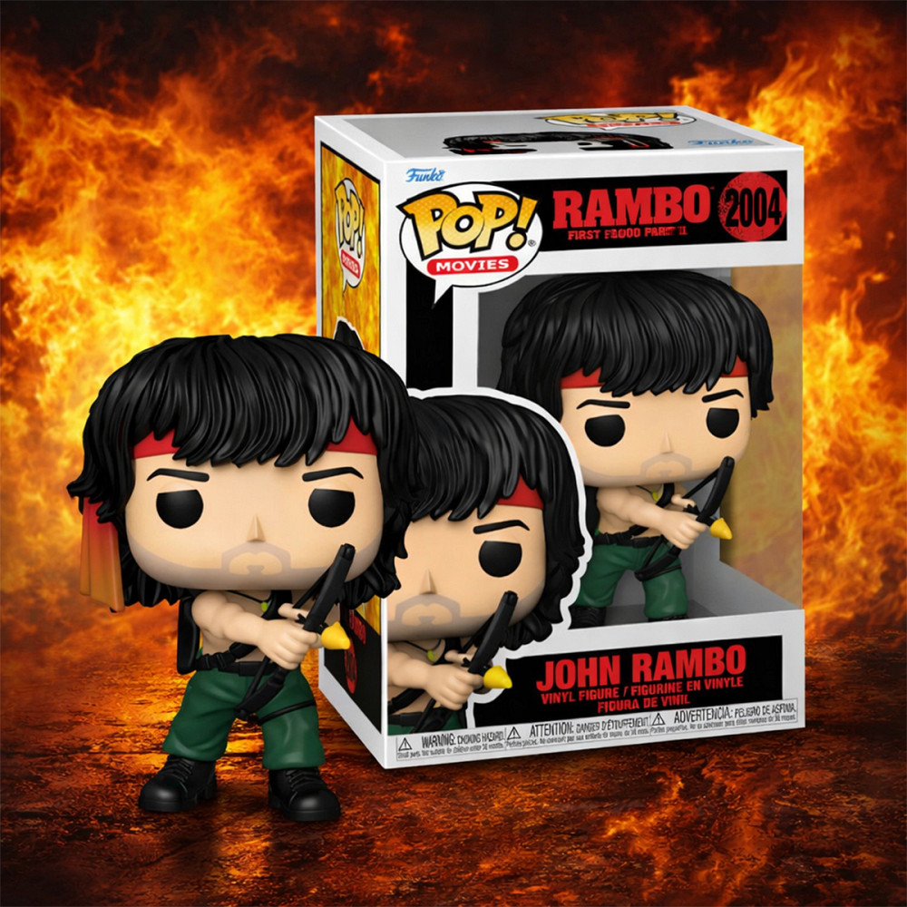 Ігрова фігурка Funko POP! серії Рембо 2 - Джон Рембо з луком Дніпро - фото 6