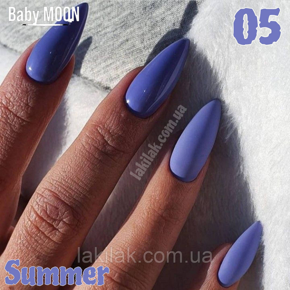 Гель-лак BABY MOON Summer №05 фіолетовий, 6 мл Херсон - изображение 1