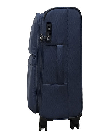 Валіза тканинна AIRTEX 828 мала 55 см синя 4 колеса Київ - фото 4