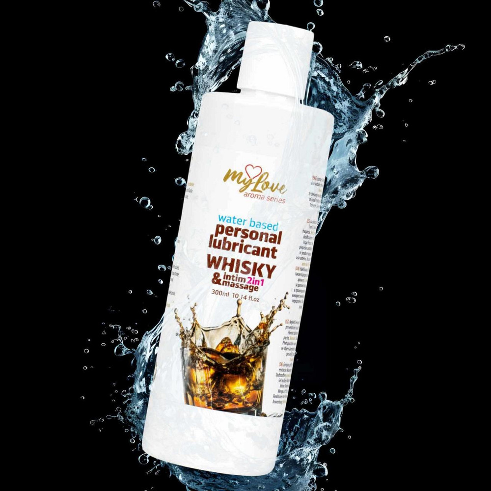 2в1 лубрикант та масажний гель - MyLove Aroma Series Intim&Massage Whisky, 300 мл Sex Aura Київ - фото 4