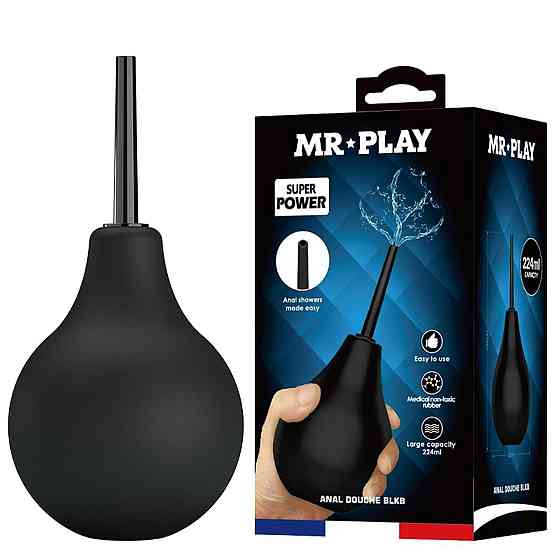 Анальный душ Pretty Love MR PLAY черный, 224 мл Sex Aura Киев