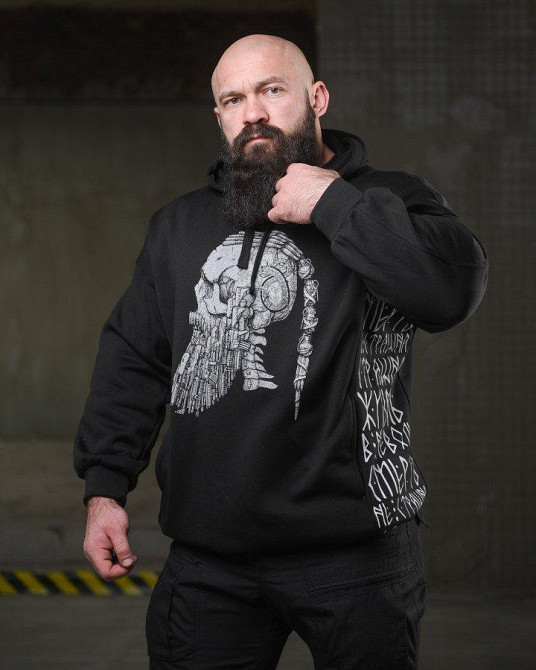 Тепле худі ghetto viking НП4856 Одеса - фото 1