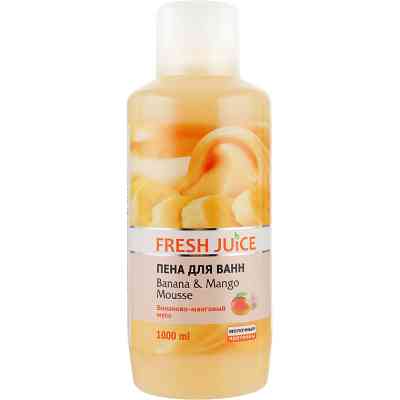 Піна для ванн Fresh Juice Banana &amp; Mango Mousse 1000 мл (4823015923173) Вінниця