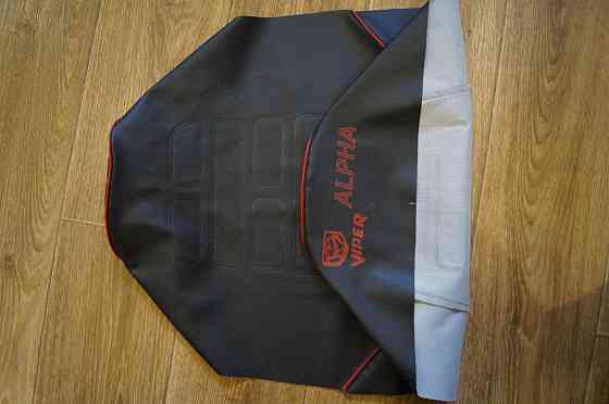 Чохол сидіння Alpha (EURO, напис, відбиття з кантом) IGR Киев