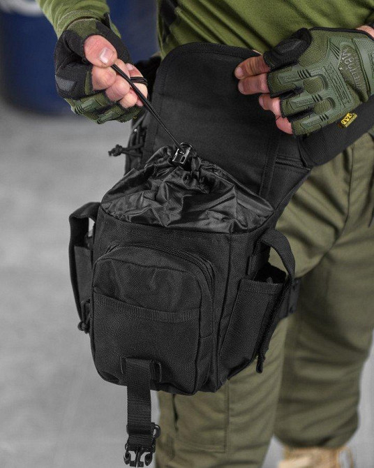 Сумка стегна Silver Knight black (229) ВТ6753 Одеса - фото 14