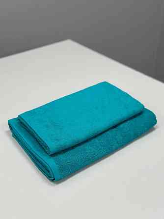 Полотенце однотонное Ideal Textile 70х140 см 400 г/м2 (56860923) Бірюзовий 1 шт Черновцы