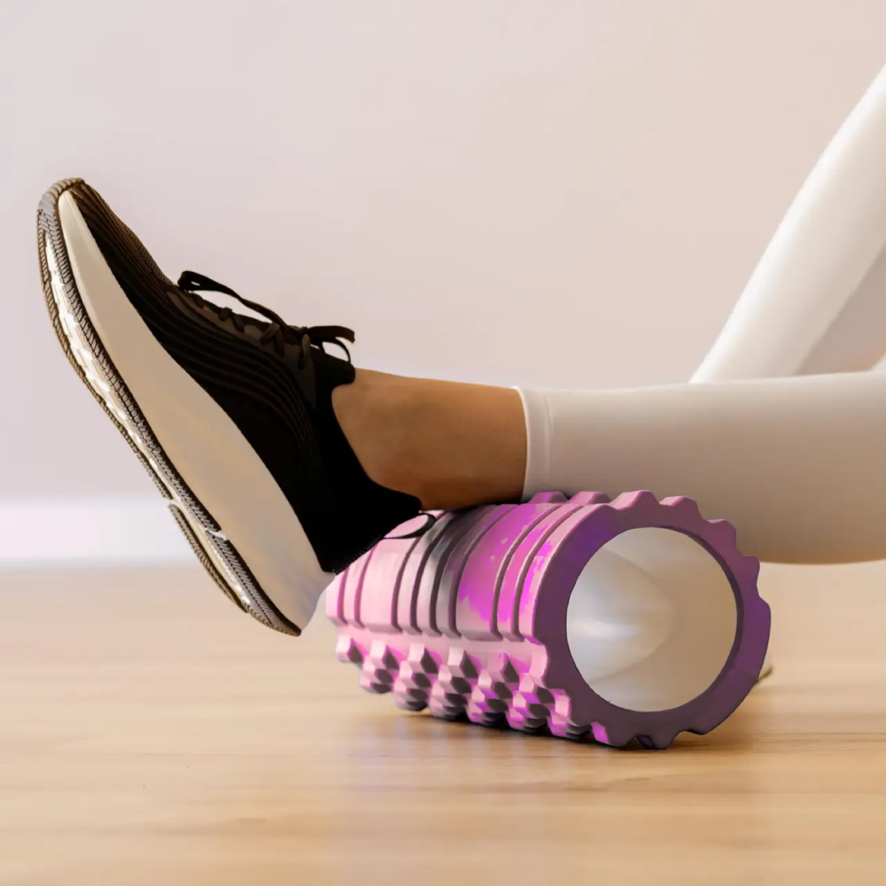 Масажний роллер для йоги K1 33*14 рожевий Київ - фото 6