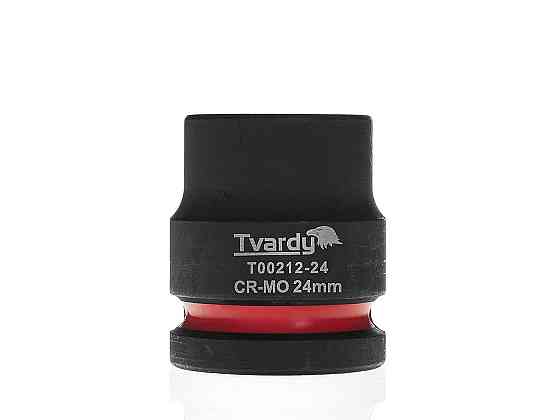 Головка ударна "Tvardy" з хром-молібденової сталі (Cr-Mo)  3/4"  6-гранна 24 мм Київ