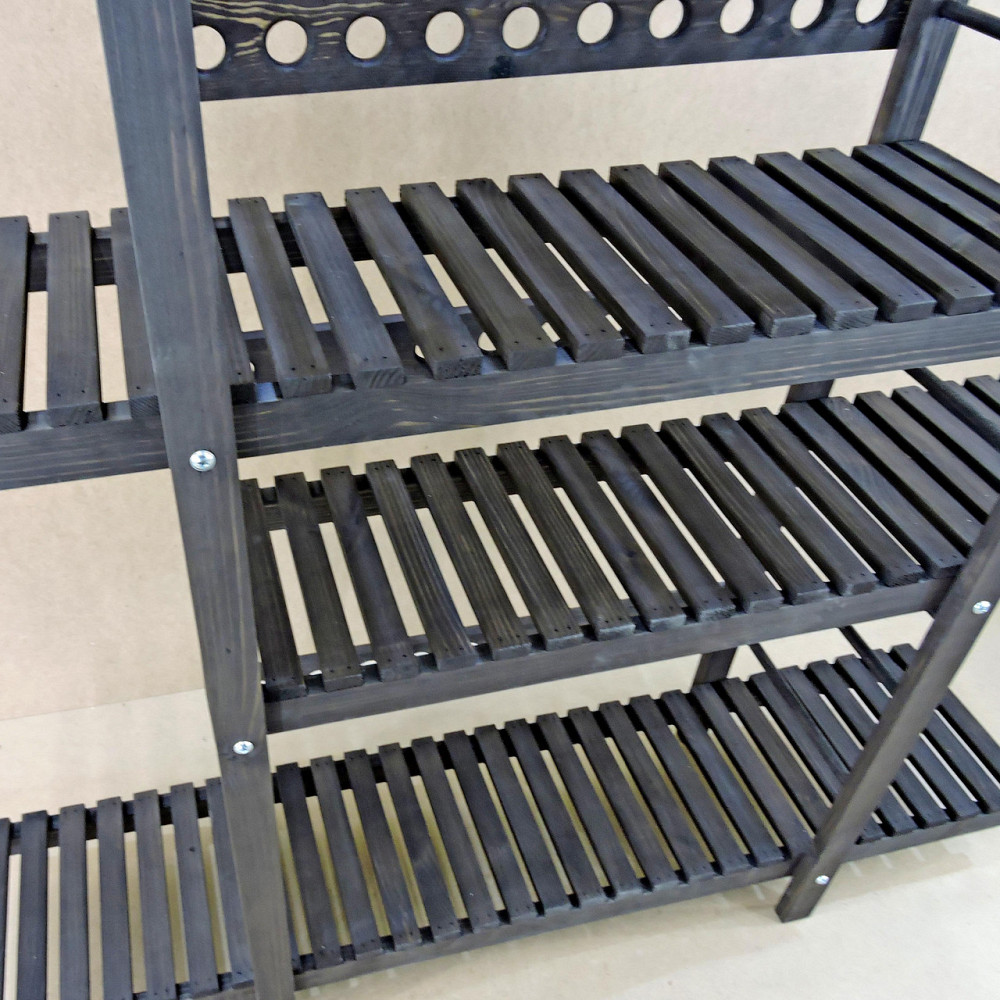 Підставка для квітів "Ле-Роз 3" венге Миколаїв - фото 5