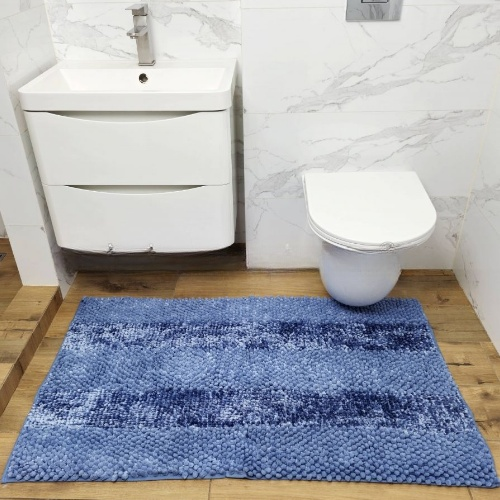 Килимок для ванної 70*120 см Матрац Promo волошковий Даріана Житомир