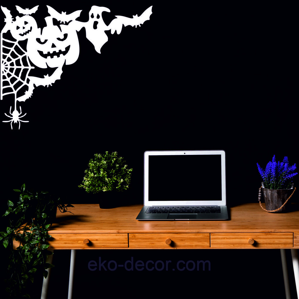 Декоративное настенное Панно «Хэллоуин», Декор на стену 110*89 см, Белый Киев - изображение 4